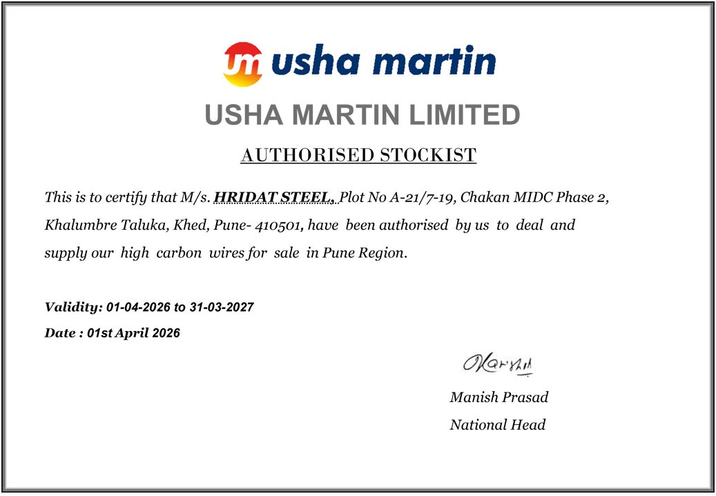 Usha Martin Stockist India